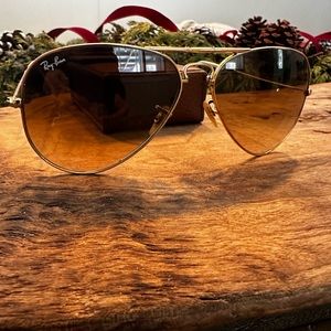 Ray ban folding aviator sunglasses
